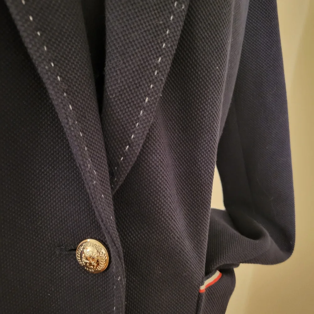 Tommy Hilfiger Navy Women's Blazer Size 8 - Picture 4 of 11